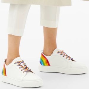 Christian Louboutin Arkenspeed Rainbow Sneakers Size 7.5